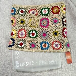 NEW Cupshe x jojo Crochet Skirt